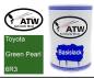 Preview: Toyota, Green Pearl, 6R3: 500ml Lackdose, von ATW Autoteile West.